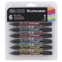 Zestaw Brushmarkerów Winsor&Newton, 6szt Mid Tones - 2